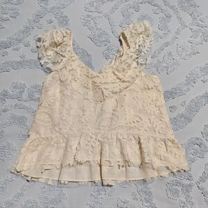 Beautiful Anthropologie Lace Top